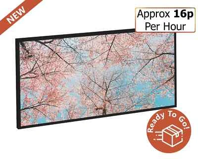 600w Smart Picture IR Panel - Blossoms - 100cm x 60cm - Image 1 of 4