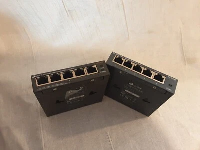 TP-LINK TL-SG105 & TL-SG105P  5 port Steel Gigabit Switch, NO POWER SUPPLY UNIT - Image 1 of 4