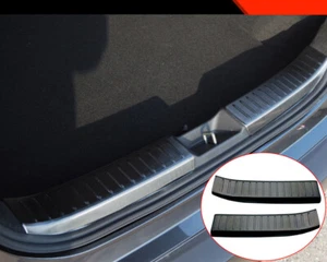 Fits Mazda CX-30 2020-2024 Black Inner Rear Bumper Sill Plate Scuff Guard Cover - Picture 1 of 5