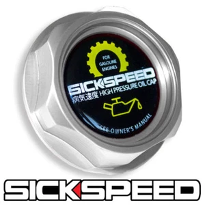 EVO X 08-09 ONLY POLISHED BILLET ALUMINUM ENGINE VALVE COVER OIL FILLER CAP  - Bild 1 von 1