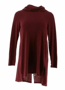 Lisa Rinna Collection Petite Cowl Neck Tunic-Dark Berry-PXXS-PreOwned-A297911 - Picture 1 of 2