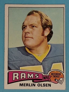 1975 Topps Merlin Olsen Los Angeles Rams #525 EX+ 🏈 - Bild 1 von 15