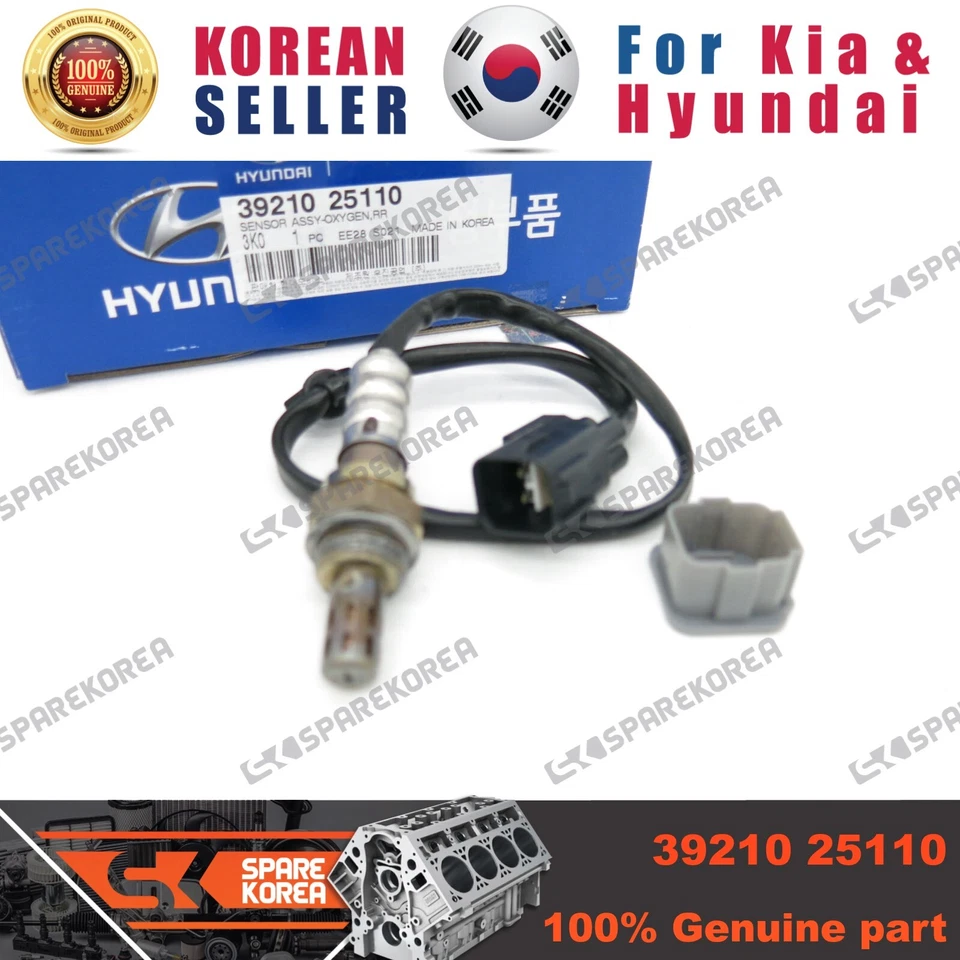 Genuino/OEM 3921025110 CONJUNTO SENSOR OXÍGENO, RR para Hyundai Sonata (NF) Foto 1 de 2