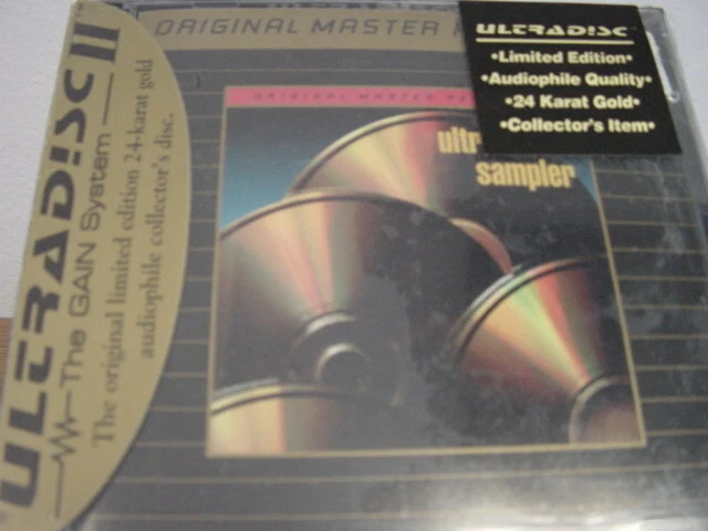 MFSL VERIFIED ULTRADISC II SAMPLER 24 KARAT GOLD CD J-CARD LIFT-LOCK JEWEL CASE - Image 1 of 1
