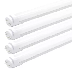 2FT LED Tube Light, 6000K Cool White Frosted Cover, 8W G13 Base Led Tube 4-Pack - Picture 1 of 7