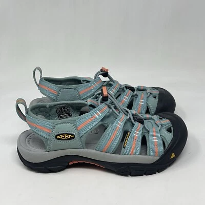 Keen Newport H2 Sandals Womens 5 Blue Coral Waterproof Hiking Casual Water Shoes - Image 1 of 4