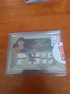 2013 Topps TTZack Wheeler Silver Ink On Card Auto Patch #10/25 0003848 - Picture 1 of 3