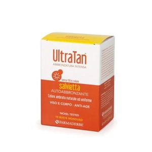 Farmaderbe Ultra Tan - Salviette Autoabbronzanti, 10 salviette - Foto 1 di 1