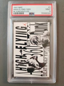 1991 Nike High Flying 1989 #2 Michael Jordan Spike Lee PSA 9
