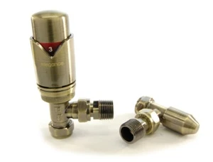 Wave Elegance Thermostatic Radiator Valves - Various Finishes - Picture 1 of 5