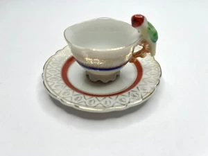 Vintage Japan Papagei Teetasse & Untertasse - Bild 1 von 6