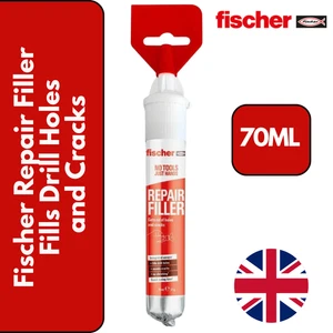 Fischer Repair Filler Quick Curing, No Shrinkage, Fills Holes & Cracks - 70ml - Picture 1 of 6