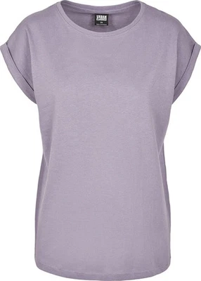 Urban Classics T-Shirt Damen Ladies Extended Shoulder Tee flieder - Bild 1 von 3