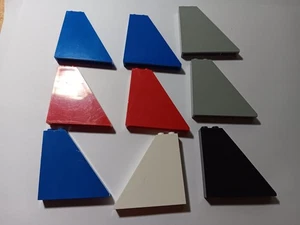 LEGO BULK LOT OF 9 SLOPE 55° 6X1X5 #30249 MIXED COLORS - Picture 1 of 1