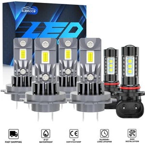 For 2004-2006 Chrysler Pacifica 6X LED Headlight High Low Beam Fog Light Bulbs A - Picture 1 of 15