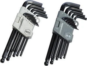 Amazon Basics Hex Key Allen Wrench, Long Arm, Metric and Standard Sizes, 26-Piec - Picture 1 of 12