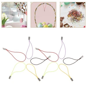100 Sets Osterei Lanyard DIY Charme Schlüsselanhänger Telefonzubehör - Photo 1/12