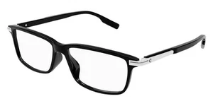 Montblanc MB0217OA Anteojos Hombres Negro Rectángulo 56mm Nuevo 100% Auténtico - Imagen 1 de 4