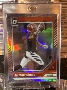 2024 Panini Donruss Optic - Ja'Marr Chase #40 Rocket Prizm SSP! - Foto 1 di 2
