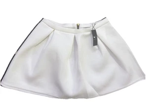 Diamond Supply Co. Nuwave Mini Skirt Size US Small White MSRP $60.00 NWT - Picture 1 of 3