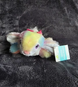 New Easter Small Rainbow Hopster Bunny Plush toy, 5 in, Christmas, birthday gift - Picture 1 of 7