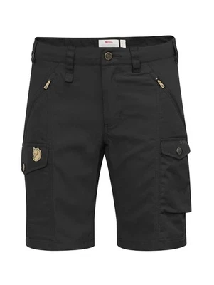 Pantalones cortos curvos para mujer Fjallraven Nikka negros G1000 talla 36 cintura Foto 1 de 4