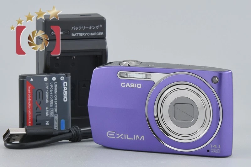 CASIO EXILIM パープル Casio EXILIM ZOOM Digital Cameras 14-16.9 MP Maximum Resolution
