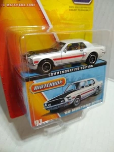 Mustang CT/CS Diecast Matchbox 60 Aniversario Edición Conmemorativa 68 - Imagen 1 de 6