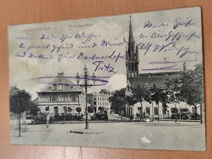 Postkarte AK 1.WK Rastenburg Polen Orzysz Arys Armierungsbatallion 106. WW1 FJ - Picture 1 of 4