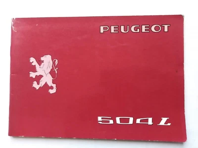 PEUGEOT  504L   BERLINA E BREAK  LIBRETTO USO  MANUTENZIONE   -  01/1976  (768) - Immagine 1 di 4