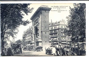 CP 75 Paris - Le Boulevard et la Porte Saint-Denis n&b - Picture 1 of 2