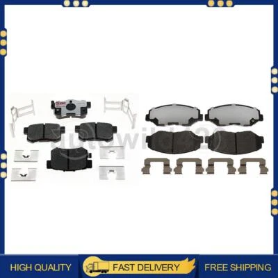 Juego de 2 juegos de pastillas de freno delanteras traseras para Honda CR-V 4x4 2,4 L 2002 2003 2004 Foto 1 de 4