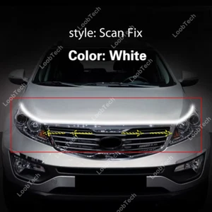 For KIA Sportage Front Grille Trim LED Hood Strip Lights DRL Decorative Lamp - Picture 1 of 11