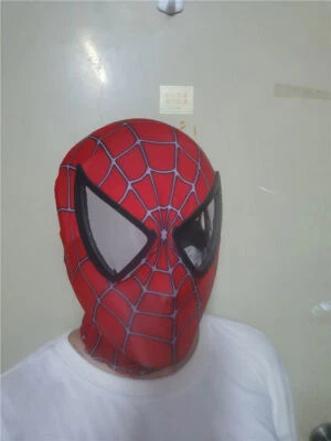 Raimi Toby Spider-Man Mask Spiderman Halloween Cosplay Costume Party Props Hood - Image 1 of 4