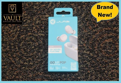 JLab Go Air Pop True Wireless Bluetooth Earbuds + Charging Case Sweat Resistance - Image 1 of 3