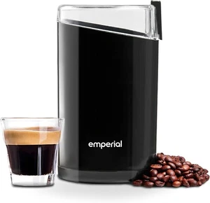 Emperial Electric Coffee Grinder 140W Bean, Spice and Nut Mill Blender Black - Picture 1 of 9