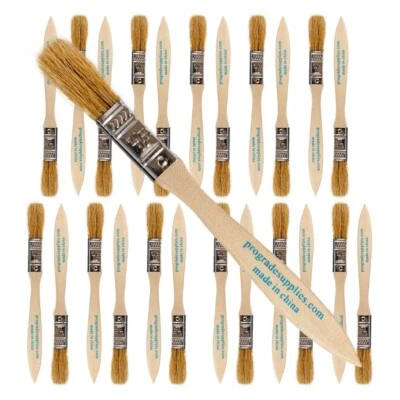 VERMEER 24 Pack - 1/2" Chip Brushes for Paints, Stains, Varnishes, Glues & Gesso
