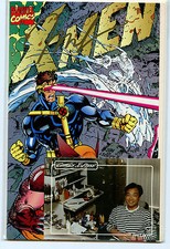 X-Men #1C Jim Lee Autograhed Marvel Comic with COA from 1991