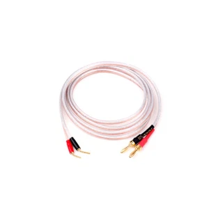 M200MKII Connected Center Cable Gold Plated Banana To Banana Plug Speaker Cable - Picture 1 of 9