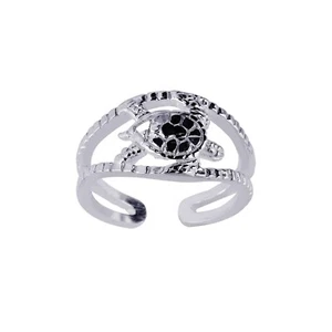 925 Sterling Silver Sea Turtle Toe Ring For Women, 925 Sterling Silver Body - Picture 1 of 3
