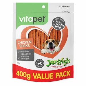 Vitapet Jerhigh Chicken Sticks Dog Treats 400gm - Picture 1 of 1