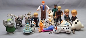 Lot of Disney Frozen Movies Characters Figures Toys Olaf Anna Sven  Trolls, etc. - Picture 1 of 5