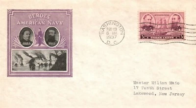 SC# 792 - 1 FDC - IOOR Cachet - Single  - L31959 - Image 1 of 2