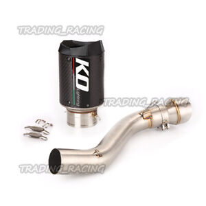 For Honda CB650F 2014-2018 CB650R 2019-2023 Exhaust Tips System Muffler Carbon