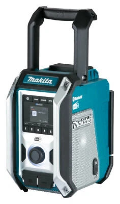 Makita Akku Baustellenradio DMR115 DAB DAB+ Bluetooth Subwoofer Radio 10,8-18 V - Bild 1 von 2