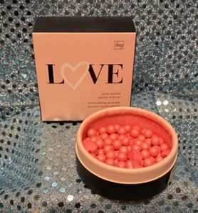 AVON FMG COLORS OF LOVE GLOW BEADS ILLUMINATING POWDER QUEEN OF HEARTS VEGAN NIB - Picture 1 of 2