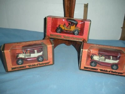 1973 Matchbox Models Of Yesteryear 3 cars New In The Box 1909 Opel Coupe + 2 - Image 1 of 4