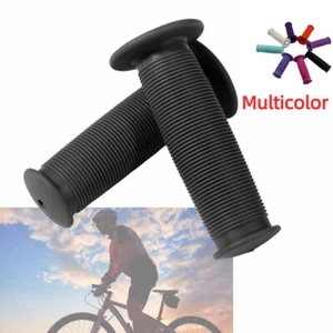 1 Pair Motorcycle Scooter Bicycle Handlebar Anti-Slip Soft Rubber Hand Grips - Picture 1 of 15
