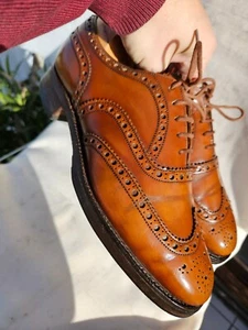 Herren Schuhe " Church's " Burwood Gr. 41,5 ( 8 F ) Braun Leder - Bild 1 von 18