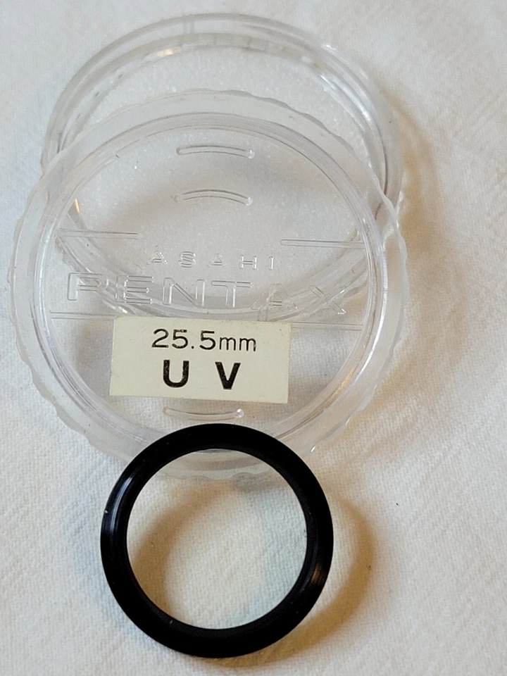 Rare! Vintage Asahi Pentax-110 UV 25.5mm Lens Filter with Case. Made in Japan. - Image 1 of 4